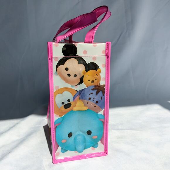 Disney Tsum Tsum Tote Bag Pink Purse Official Disney Stores Exclusive Authentic - Picture 5 of 7